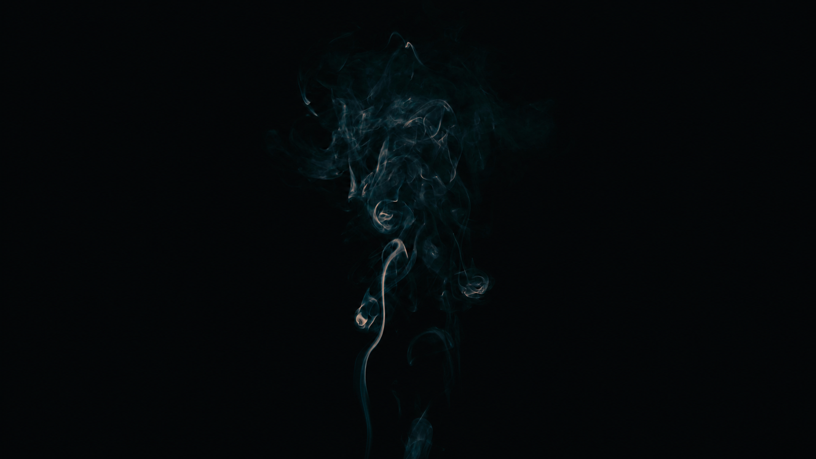 Smoke over charcoal